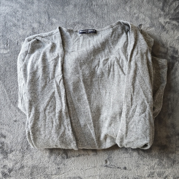 Brandy Melville Sweaters - Brandy Melville Open Front Wool Blend Cardigan